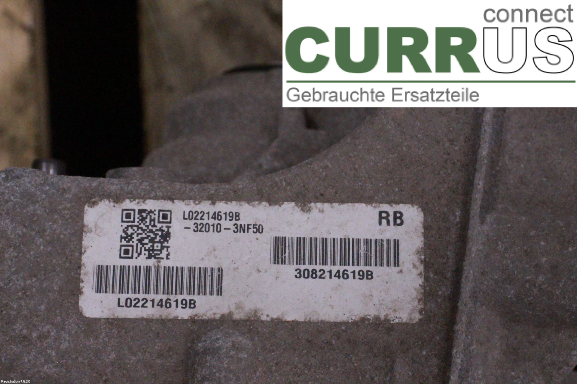 NISSAN LEAF  11-17 Gearkasse Automatisk 320103NF5B EM57