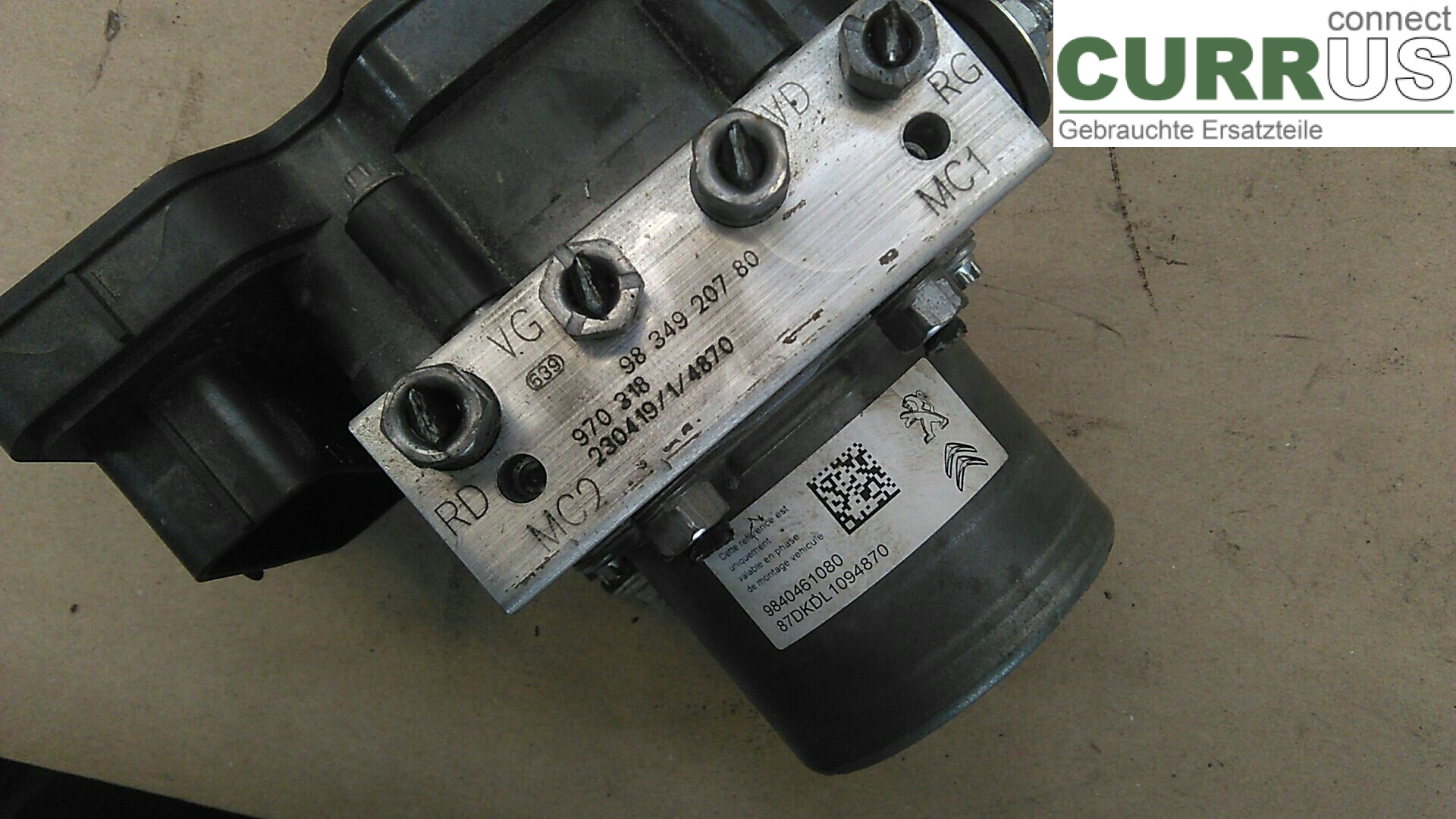  ABS Hydraulic unit 9840461080 2.0HDI4