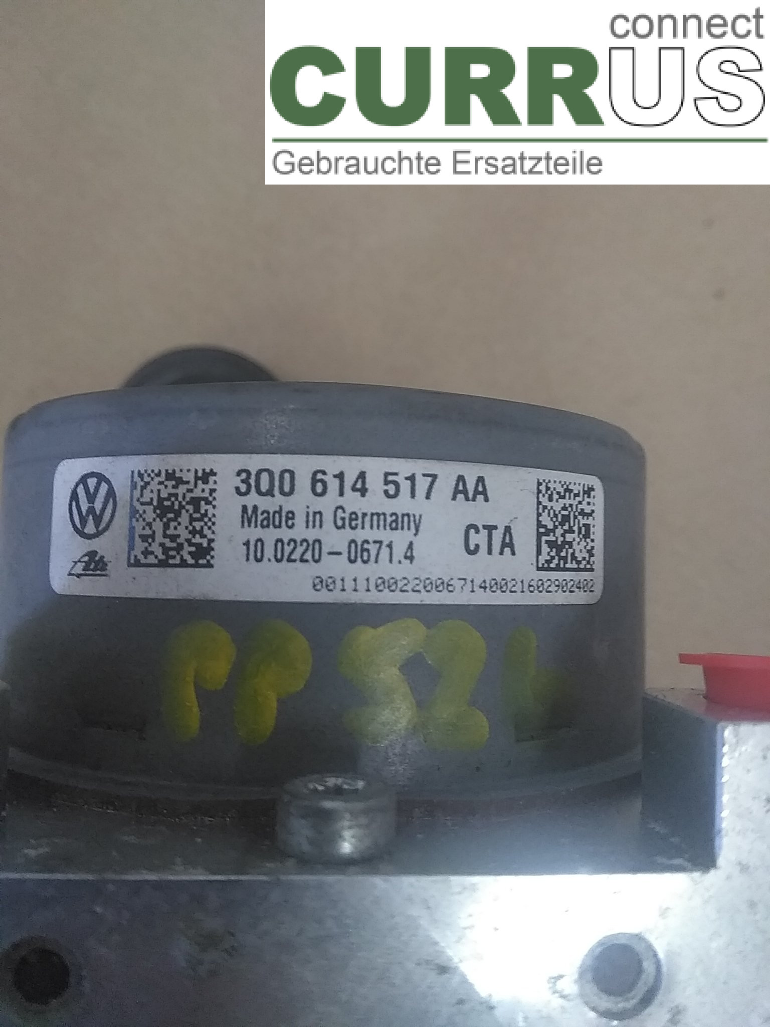  ABS hydraulisk enhed 3Q0614517AA 2.0GTD