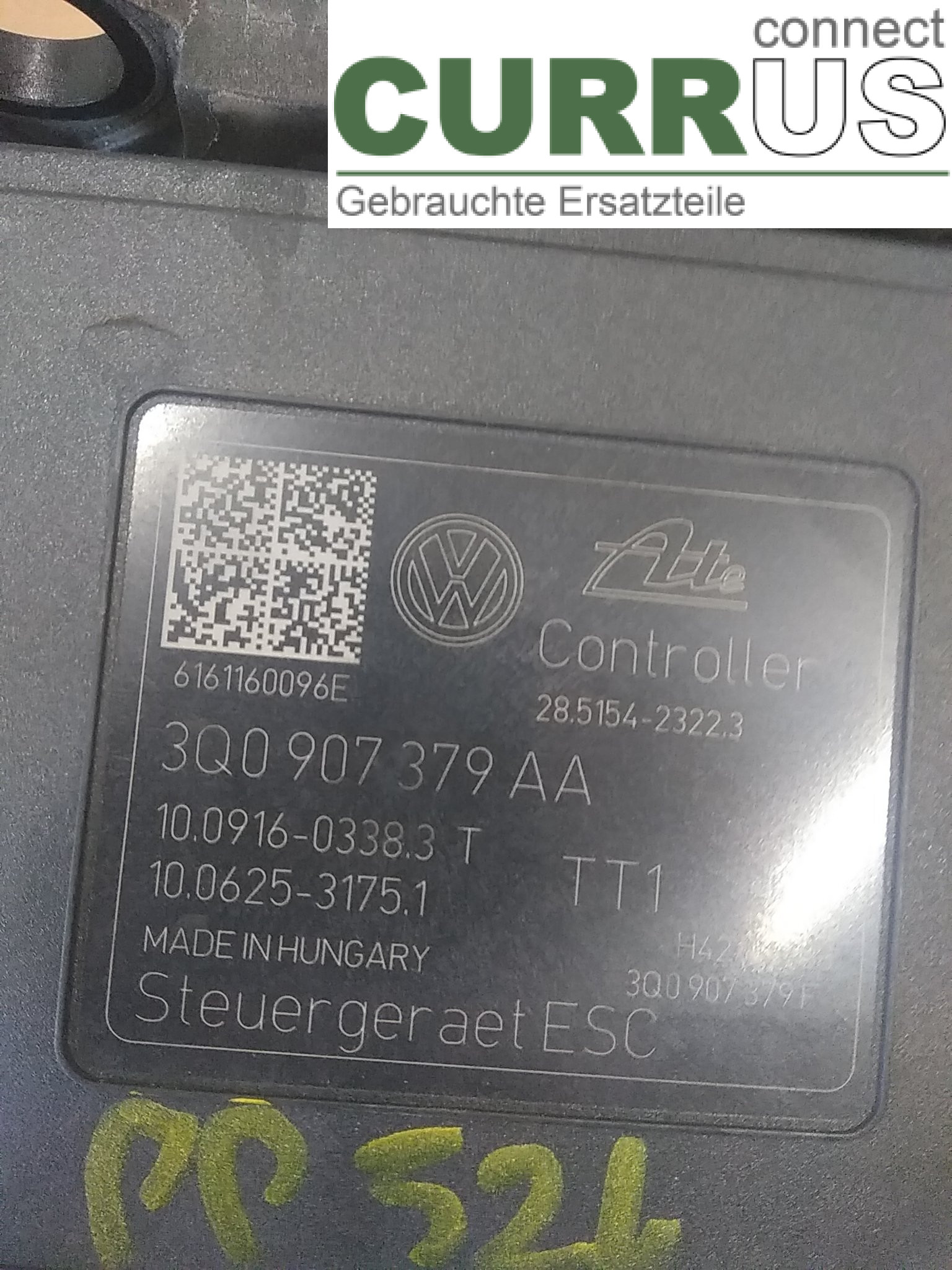  ABS hydraulisk enhed 3Q0614517AA 2.0GTD
