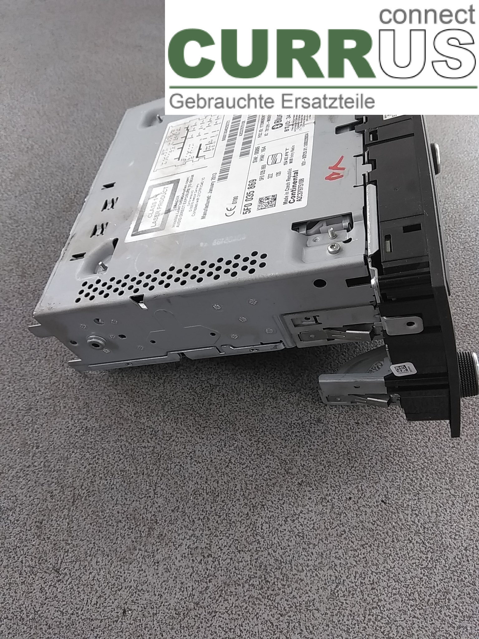  Radio-CD-/Multimedia-Panel 5F0035869 1.6TDI