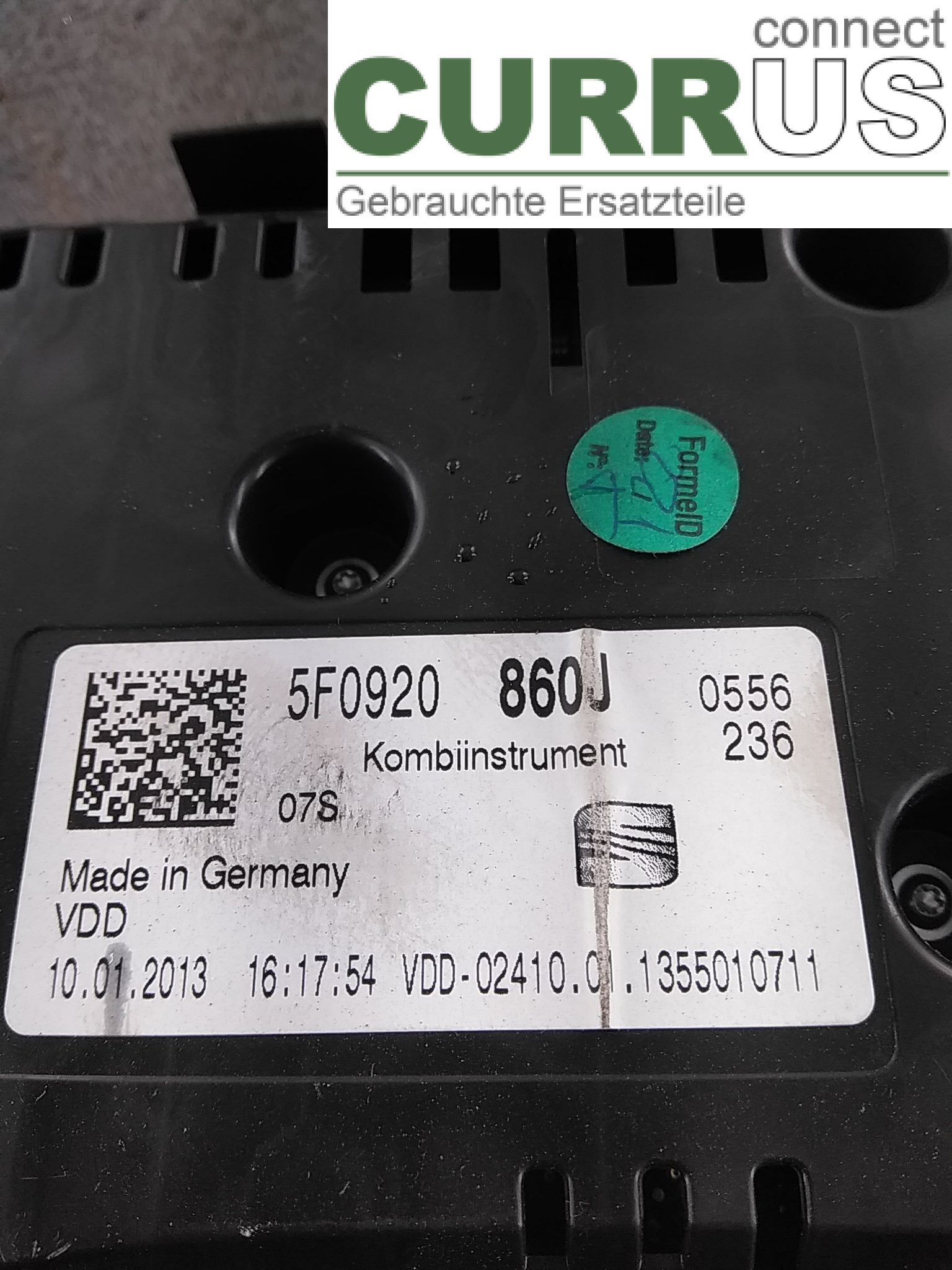  Instrumentenkombination 5F0920860J 1.6TDI