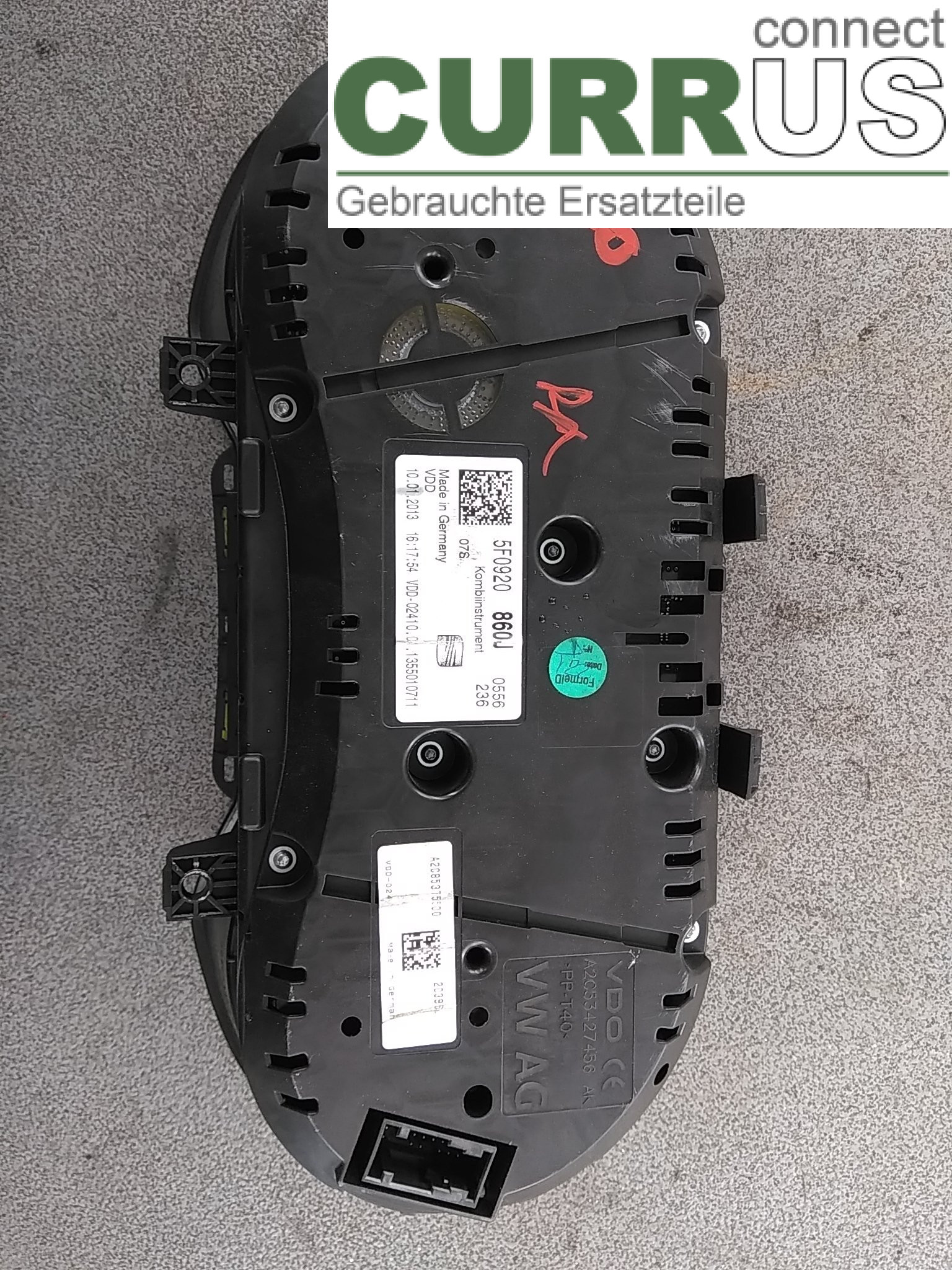  Instrumentenkombination 5F0920860J 1.6TDI