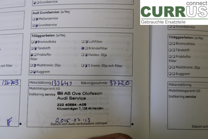 AUDI A6/S6     05-11 Engine 03L100090KX 2.0TDi/CAGB
