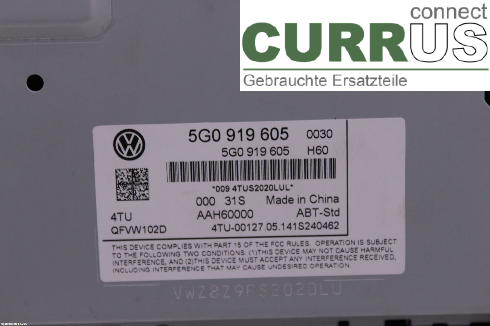 VW GOLF / E-GOLF VII   13-20 Moniteur 5G0919605 CJZA