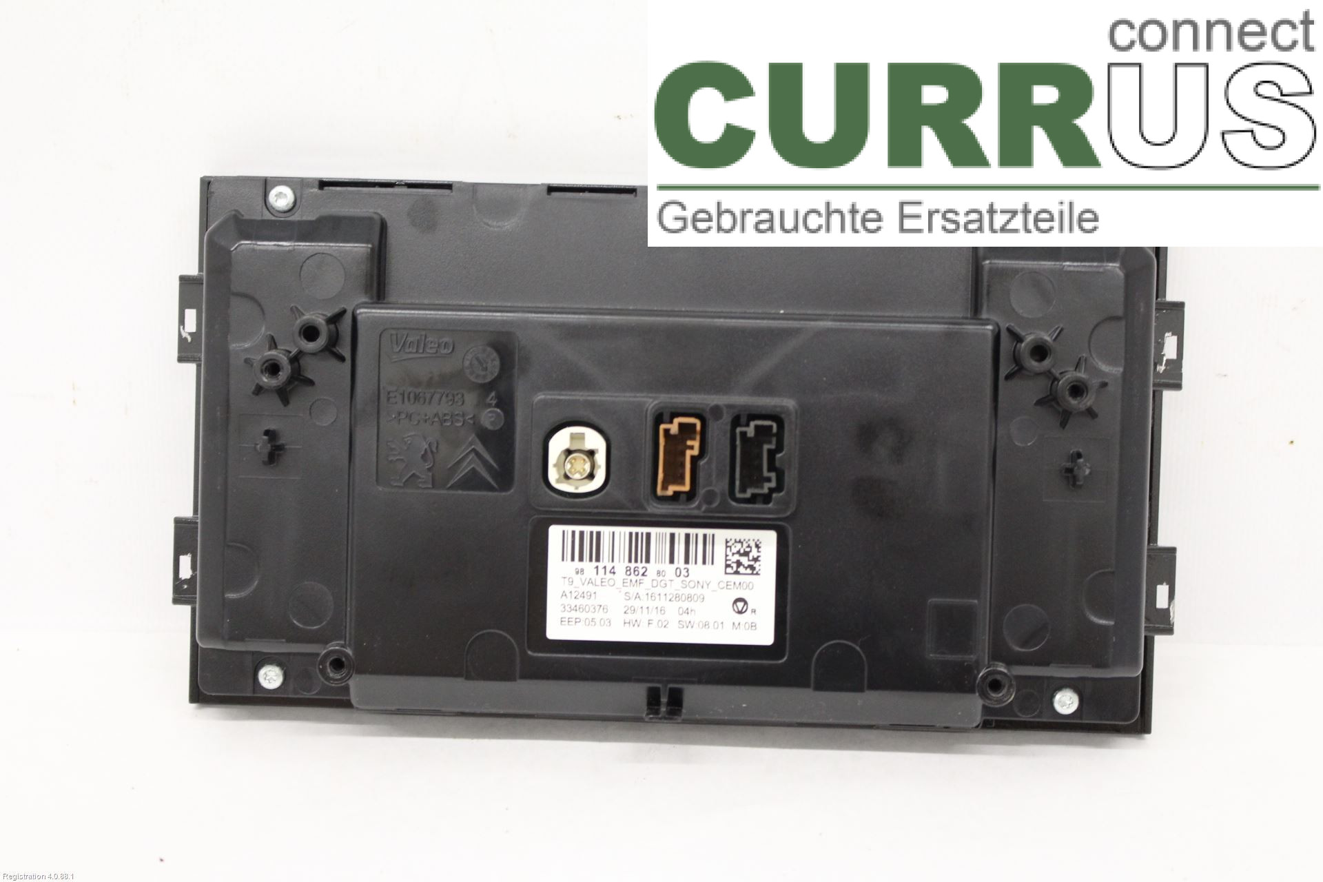 PEUGEOT 308  14-21 Monitor 9811486280 BHZ