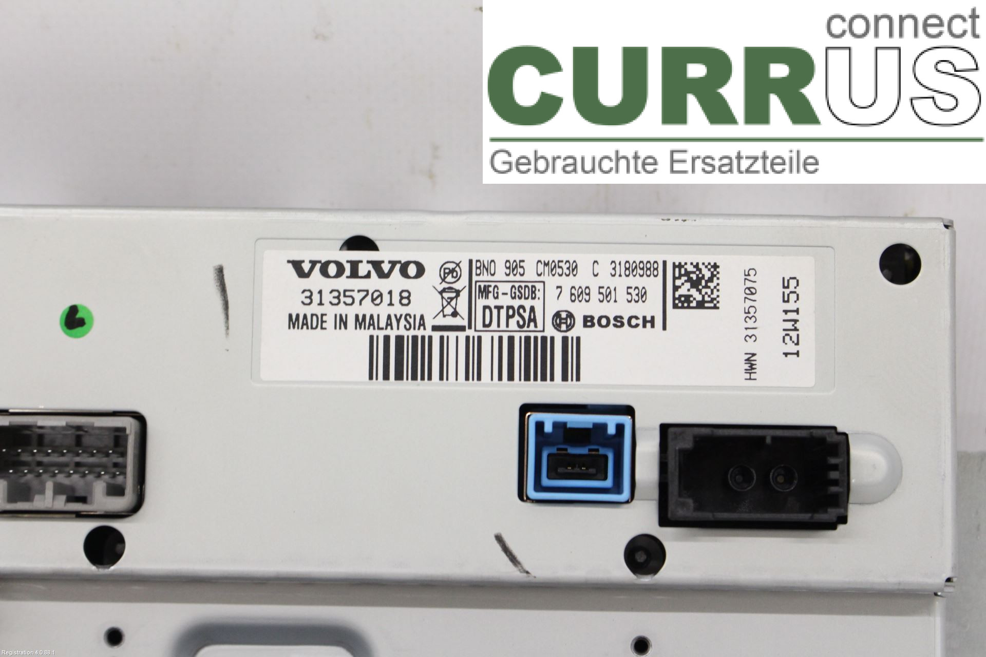 VOLVO V60  11-13 Monitor 36001980 D5204T3
