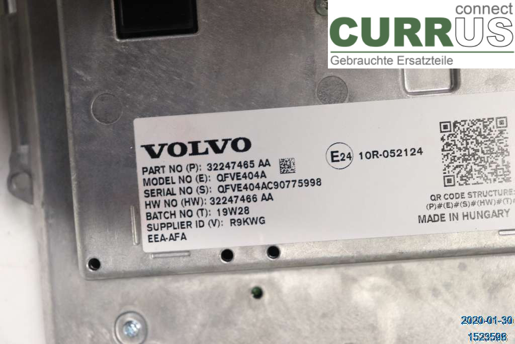 VOLVO V60 CROSS COUNTRY 19- Monitor 36010459 D4 2.0
