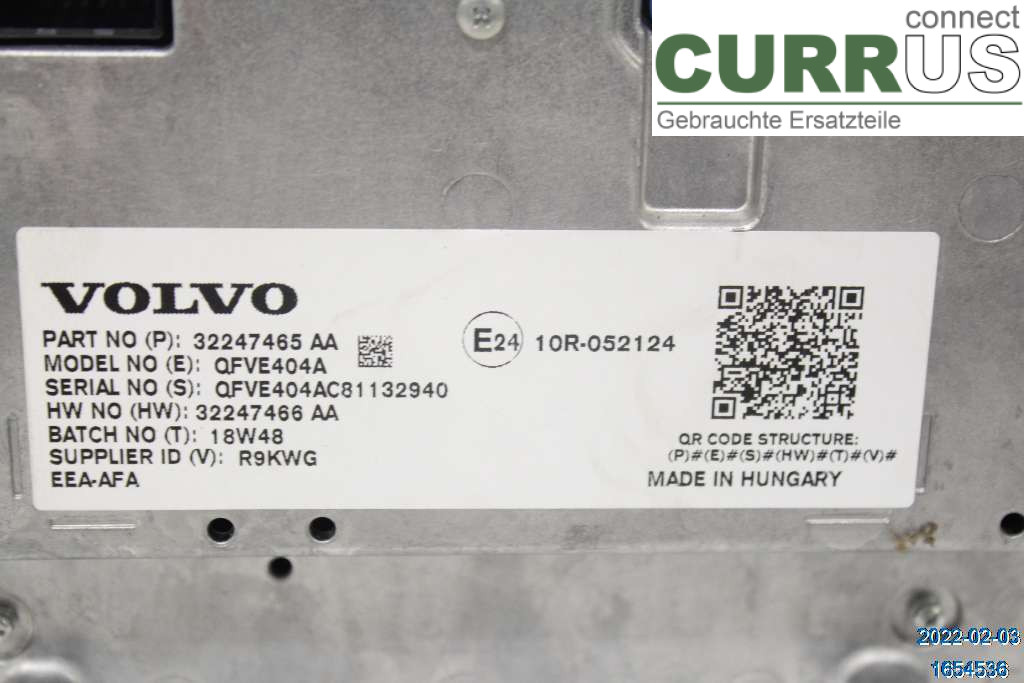 VOLVO V90 CROSS COUNTRY 17- Monitor 36010459 D4 2,0