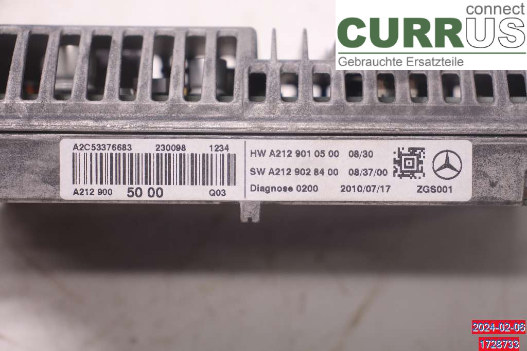 MB E-KLASS (W212) 09-16 Monitor A212900902280 350 CDI