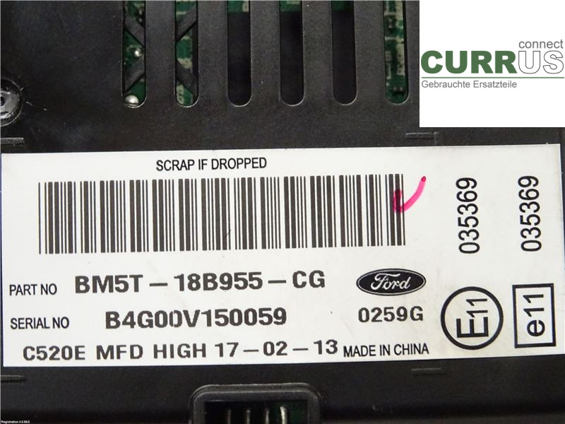 FORD C-MAX II 11-14 Monitor 1853402 M1DA