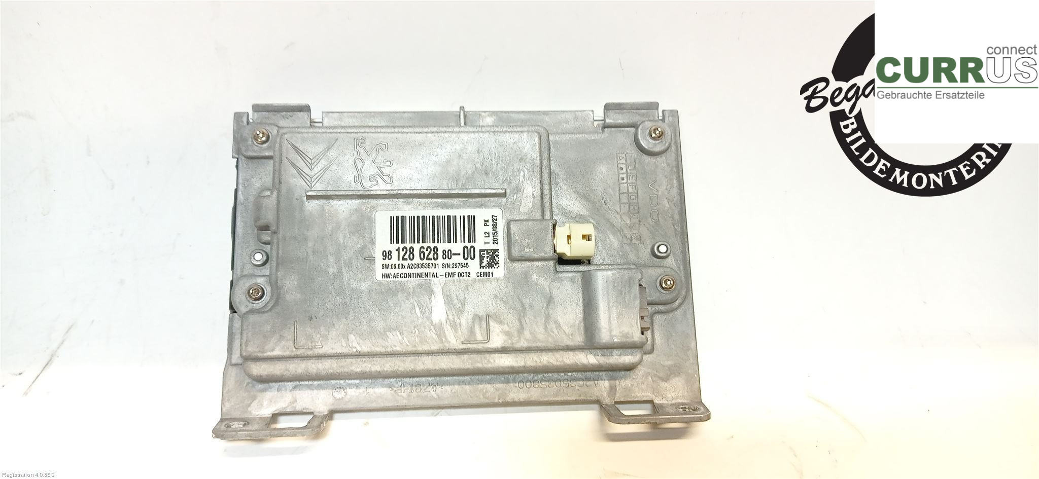 PEUGEOT 208 16-19 Monitor 9812862880 HMZ