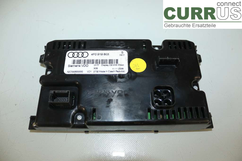 AUDI A6/S6     05-11 Overvågning 4F0919603 2.7TDI 180HK