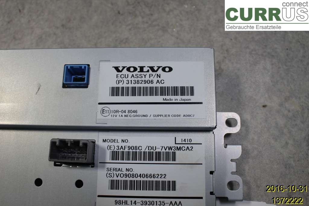 VOLVO V70    14-16 Monitor 36011464 D4204T5