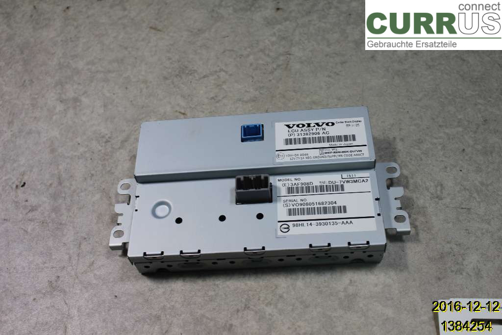 VOLVO XC70  14-16 Monitor 36011464 D5244T12