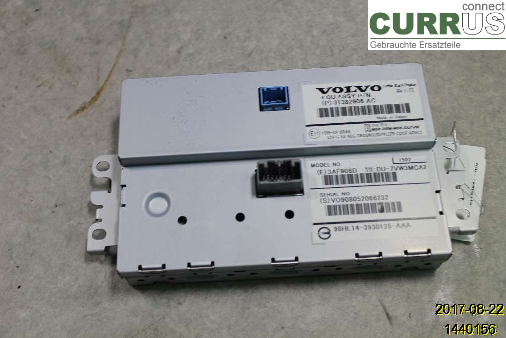 VOLVO XC70  14-16 Monitor 36011464 D5244T12