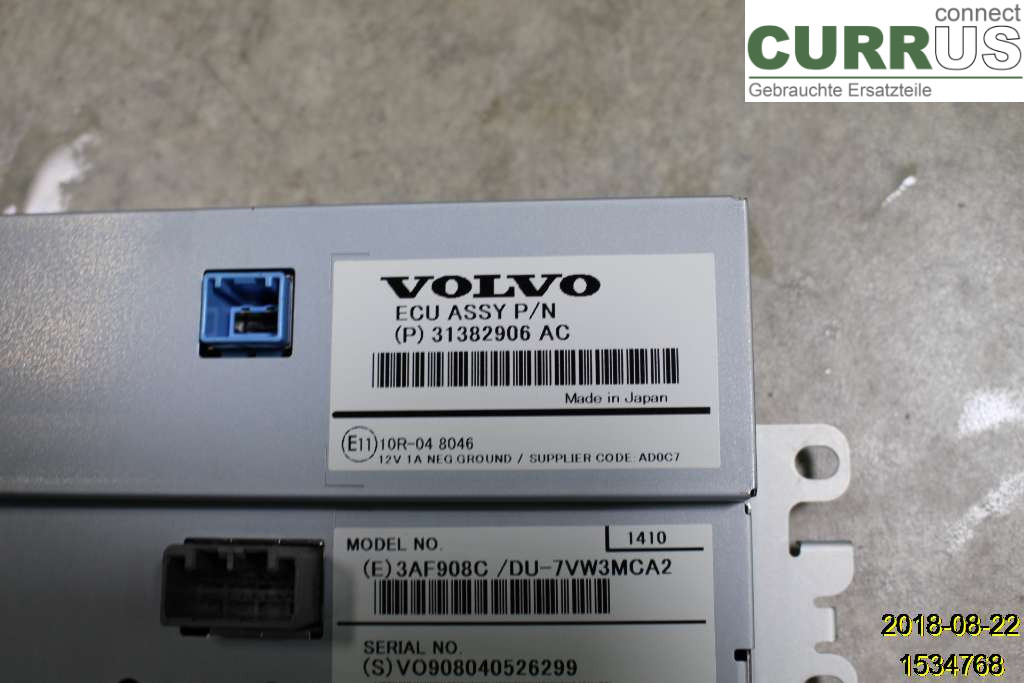 VOLVO V40  CROSS COUNTRY 13-19 Monitor 36011464 D4162T