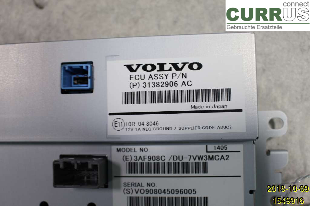 VOLVO V70    14-16 Monitor 36011464 D5244T12