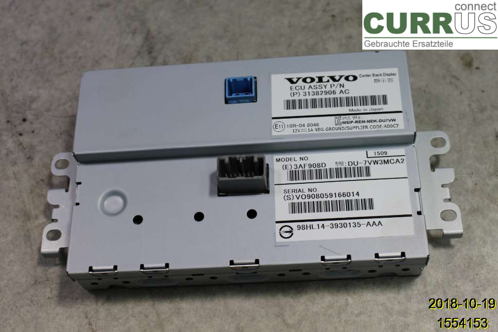 VOLVO XC70  14-16 Monitor 36011464 D4204T5