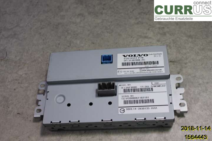 VOLVO V40  12-19 Monitor 36011464 D4204T9