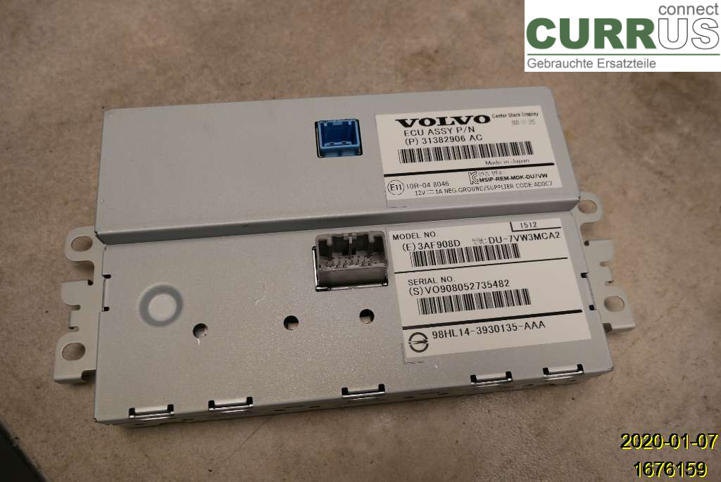 VOLVO V40  12-19 Monitor 36011464 B4204T37