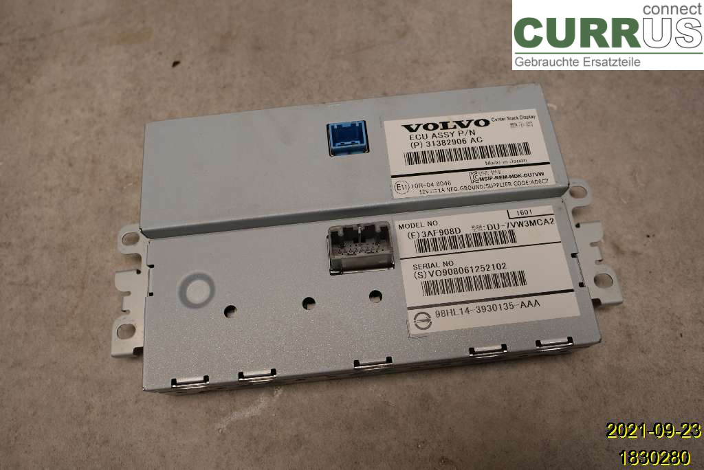 VOLVO XC70 14-16 Monitor 36011464 D5244T12