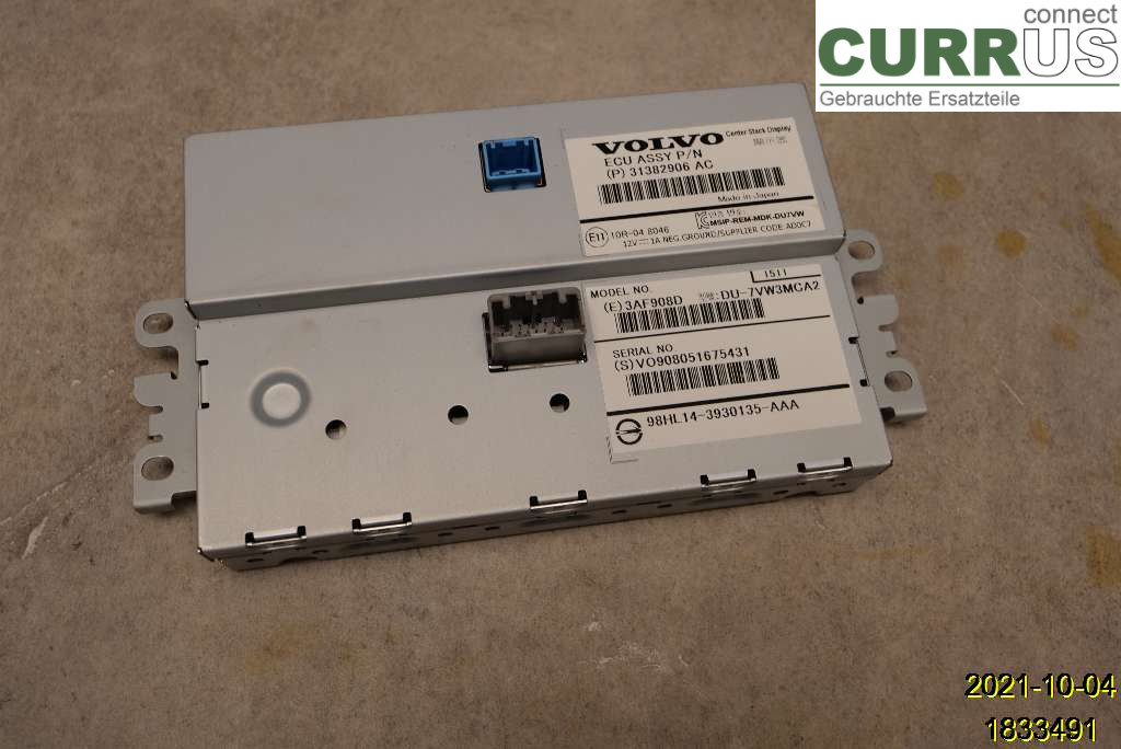 VOLVO XC70 14-16 Monitor 36011464 D5244T12