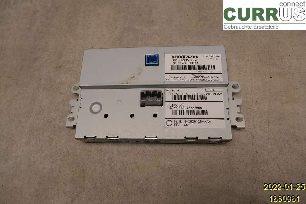 VOLVO V40  12-19 Monitor 36011464 D4204T8