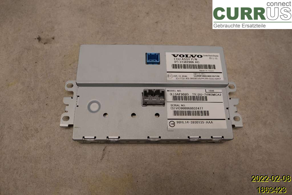 VOLVO V40  12-19 Monitor 36011464 B4154T4