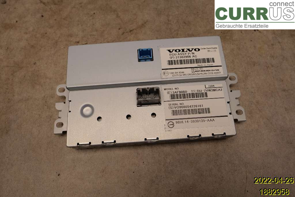 VOLVO V70 14-16 Monitor 36011464 D4204T9