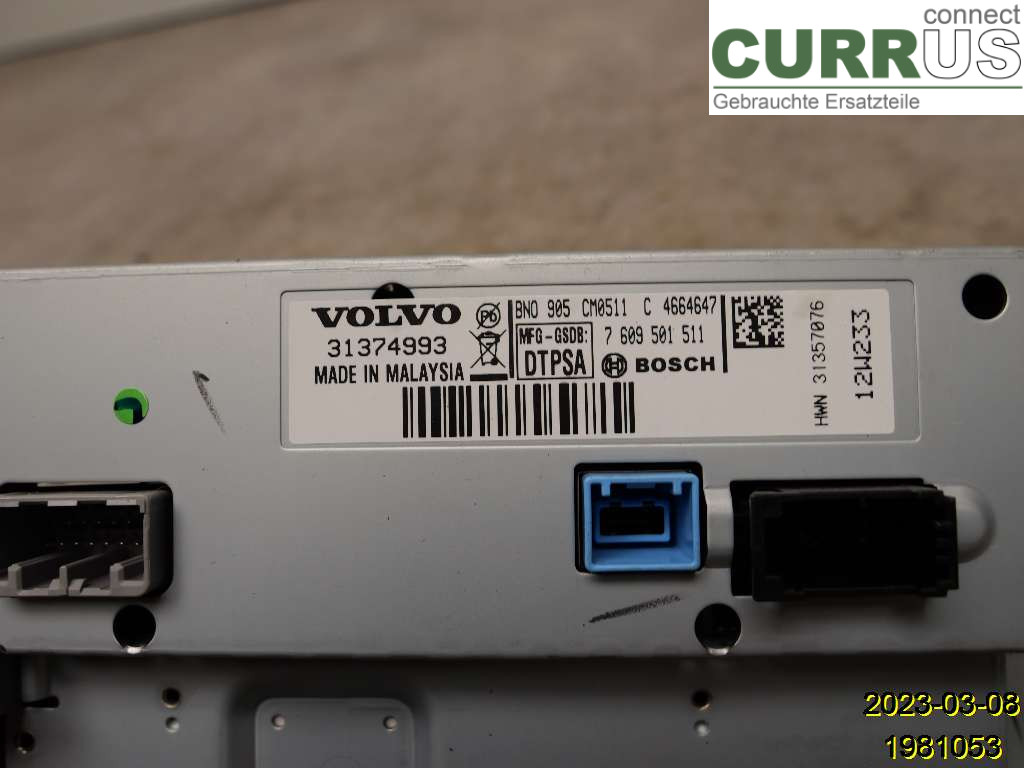 VOLVO V70      08-13 Monitor 31357076 D5204T7
