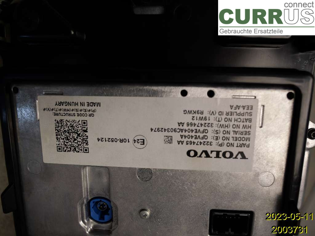 VOLVO XC60  18- Monitor 36010560 D4204T14