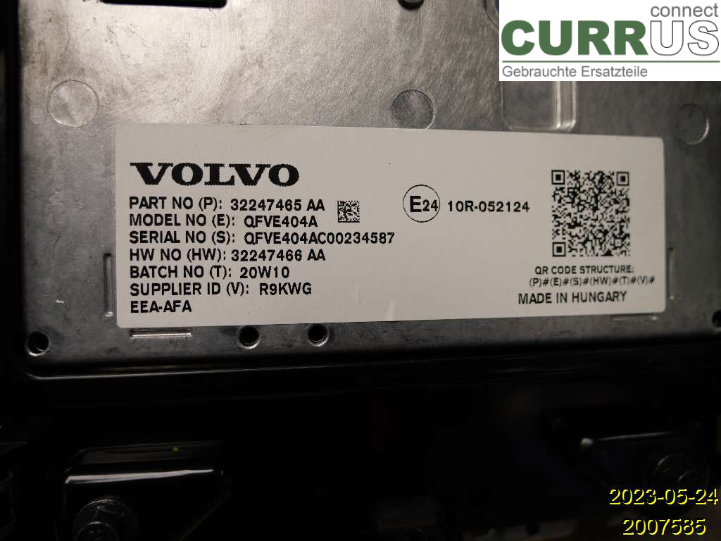 VOLVO XC60  18- Monitor 36010560 D420T8