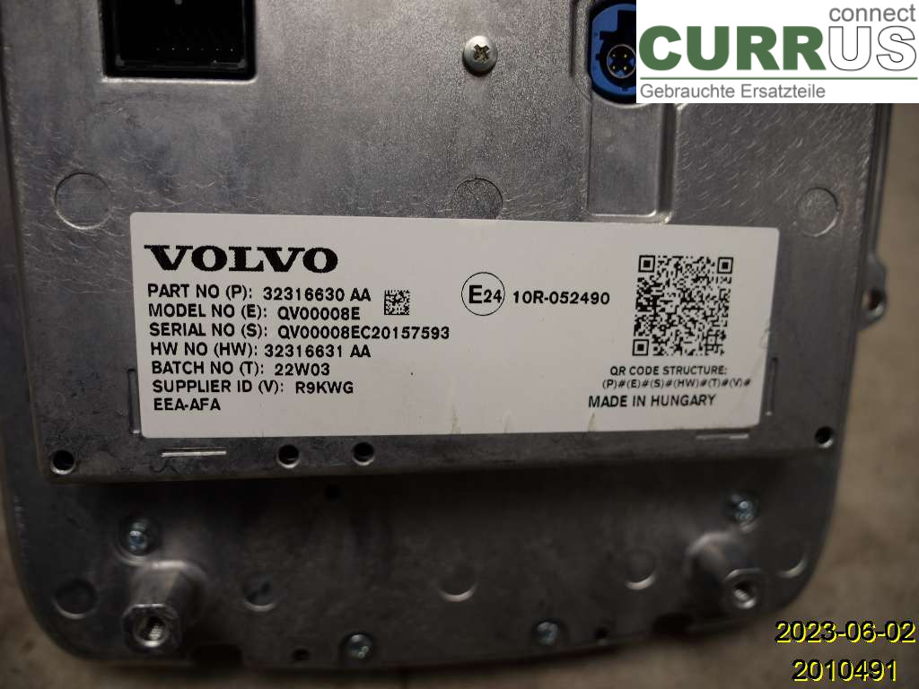 VOLVO XC40/RECHARGE 18- Monitor 36010560 E400V2