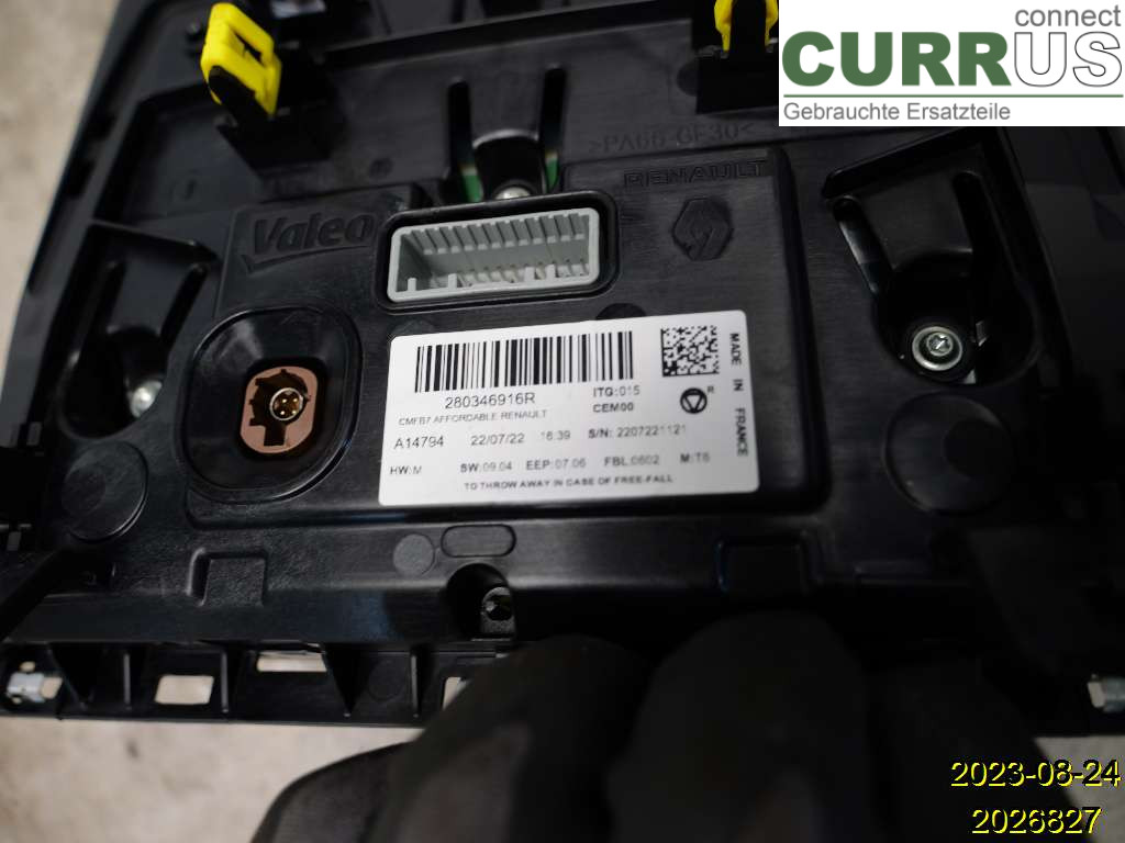 RENAULT CLIO/E-TECH V    20- Monitor 280346916R H4D-470