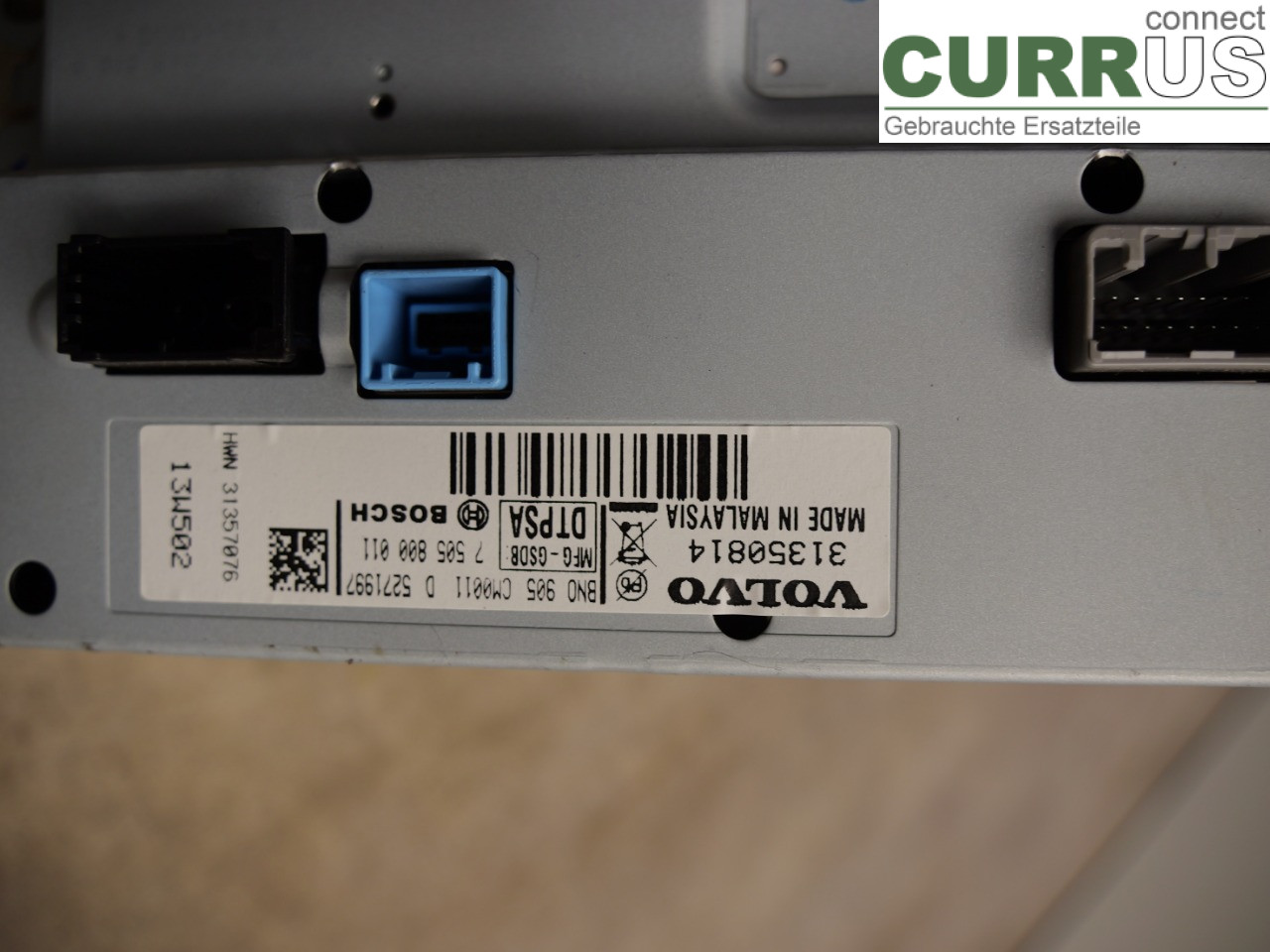VOLVO V40 12-19 Monitor 31357076 D4162T