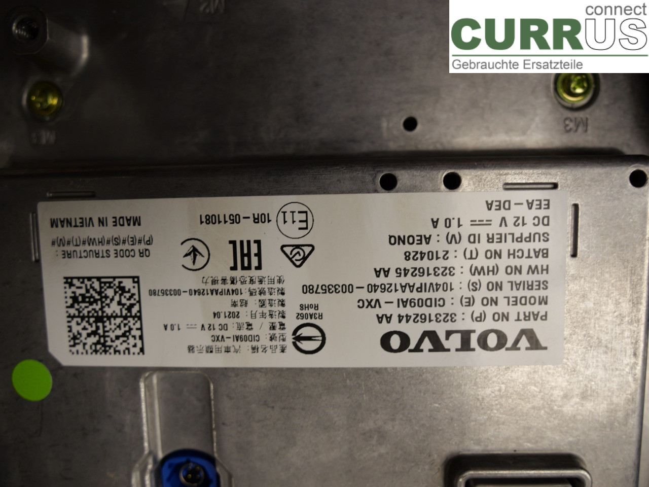 VOLVO V60 19- Monitor 36013018 B4204T46
