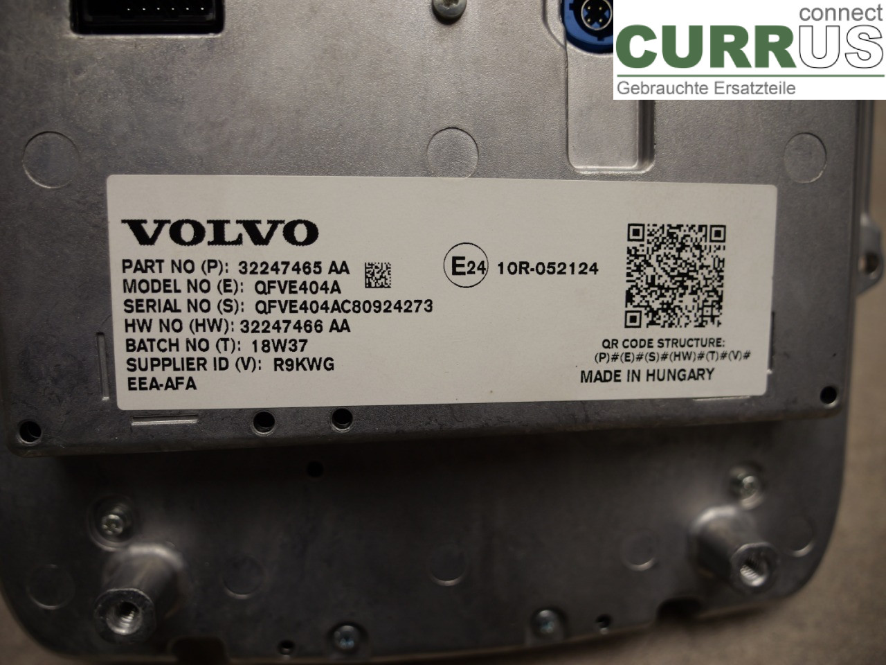 VOLVO XC40/RECHARGE 18- Monitor 36010560 D4204T16