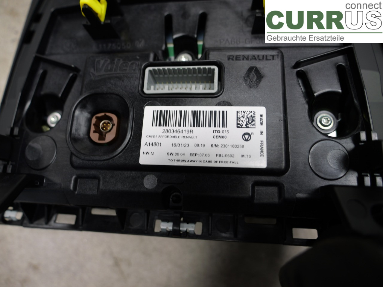 RENAULT CAPTUR 20-24 Monitor 280346419R H5H-490