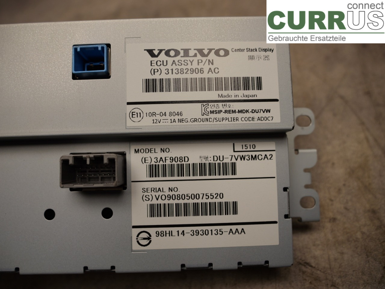 VOLVO V40 CROSS COUNTRY 13-19 Monitor 36011464 D4204T9