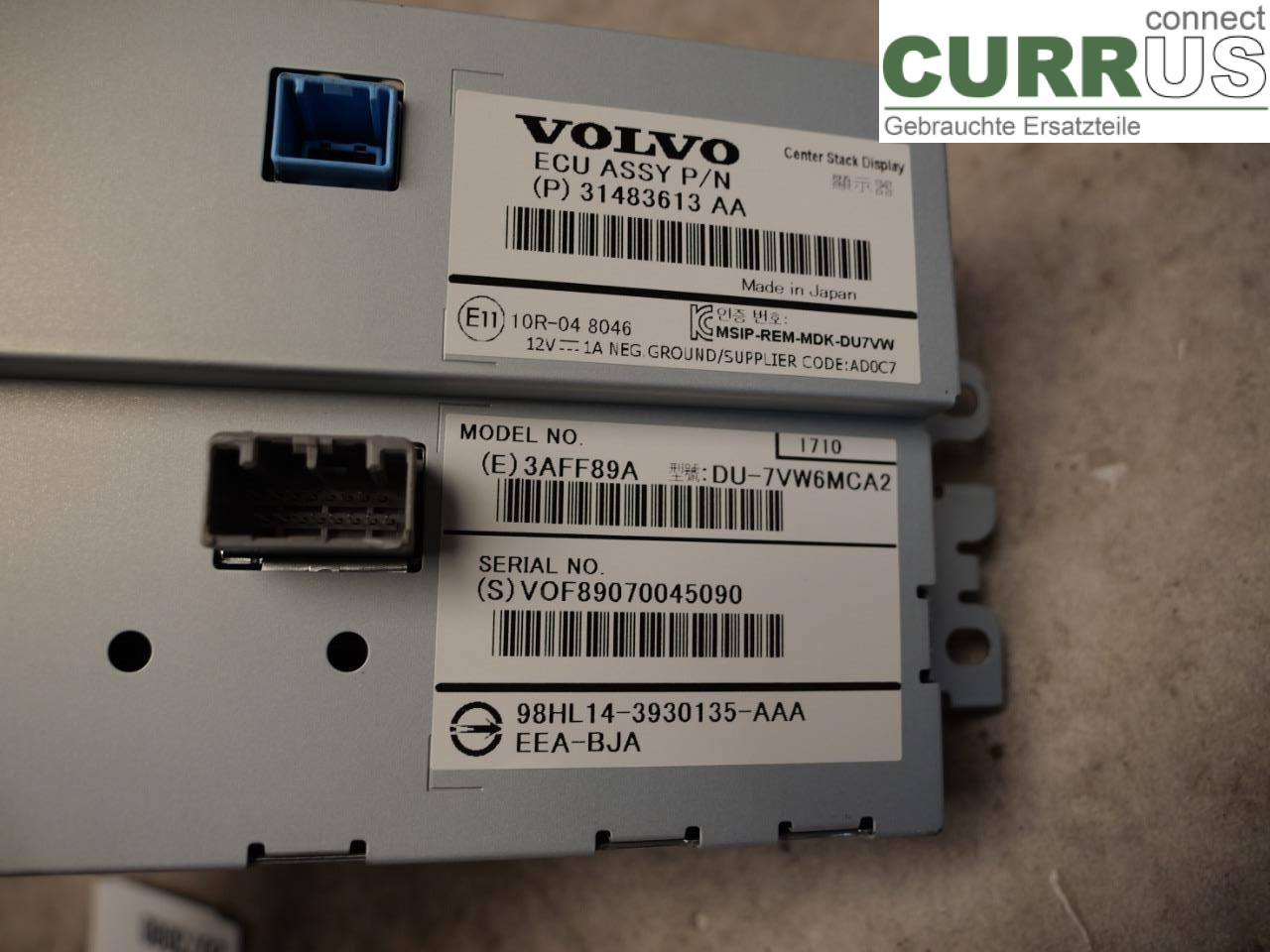 VOLVO V40  12-19 Monitor 36011464 B4154T4