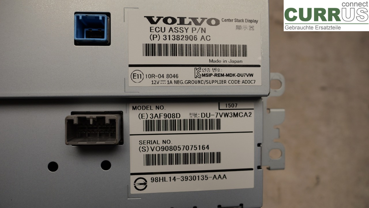 VOLVO V40 CROSS COUNTRY 13-19 Monitor 36011464 D4204T8