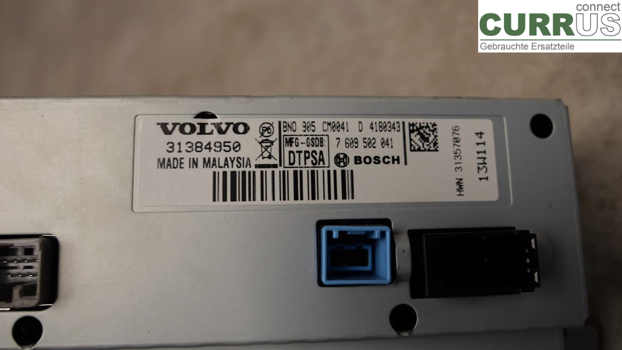 VOLVO V40 CROSS COUNTRY 13-19 Monitor 31357076 D4162T
