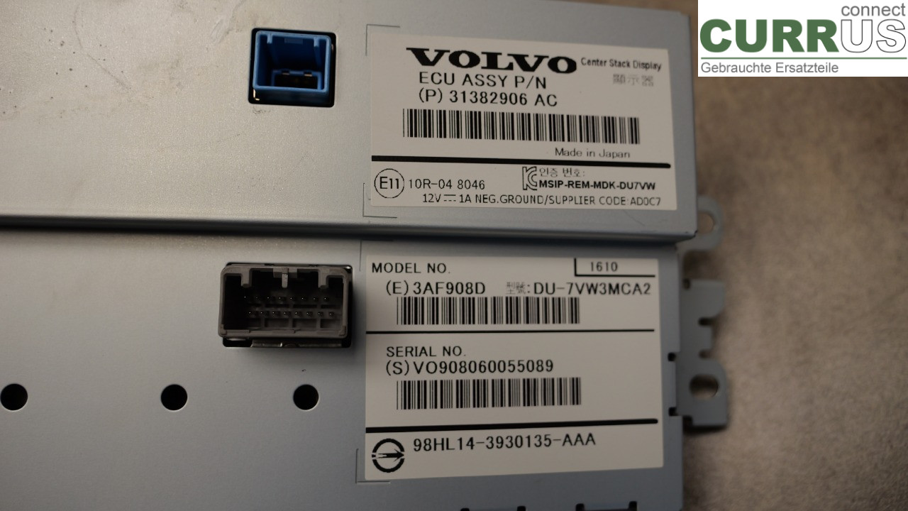 VOLVO V40 CROSS COUNTRY 13-19 Monitor 36011464 D4204T9