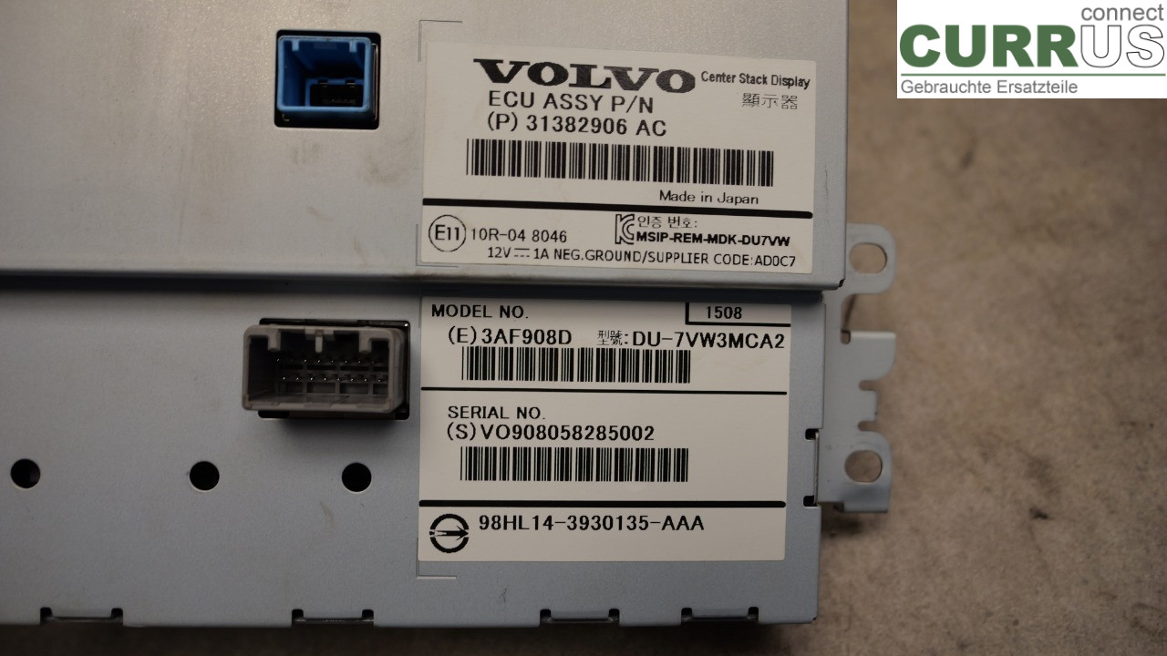 VOLVO V70 14-16 Monitor 36011464 D4204T9