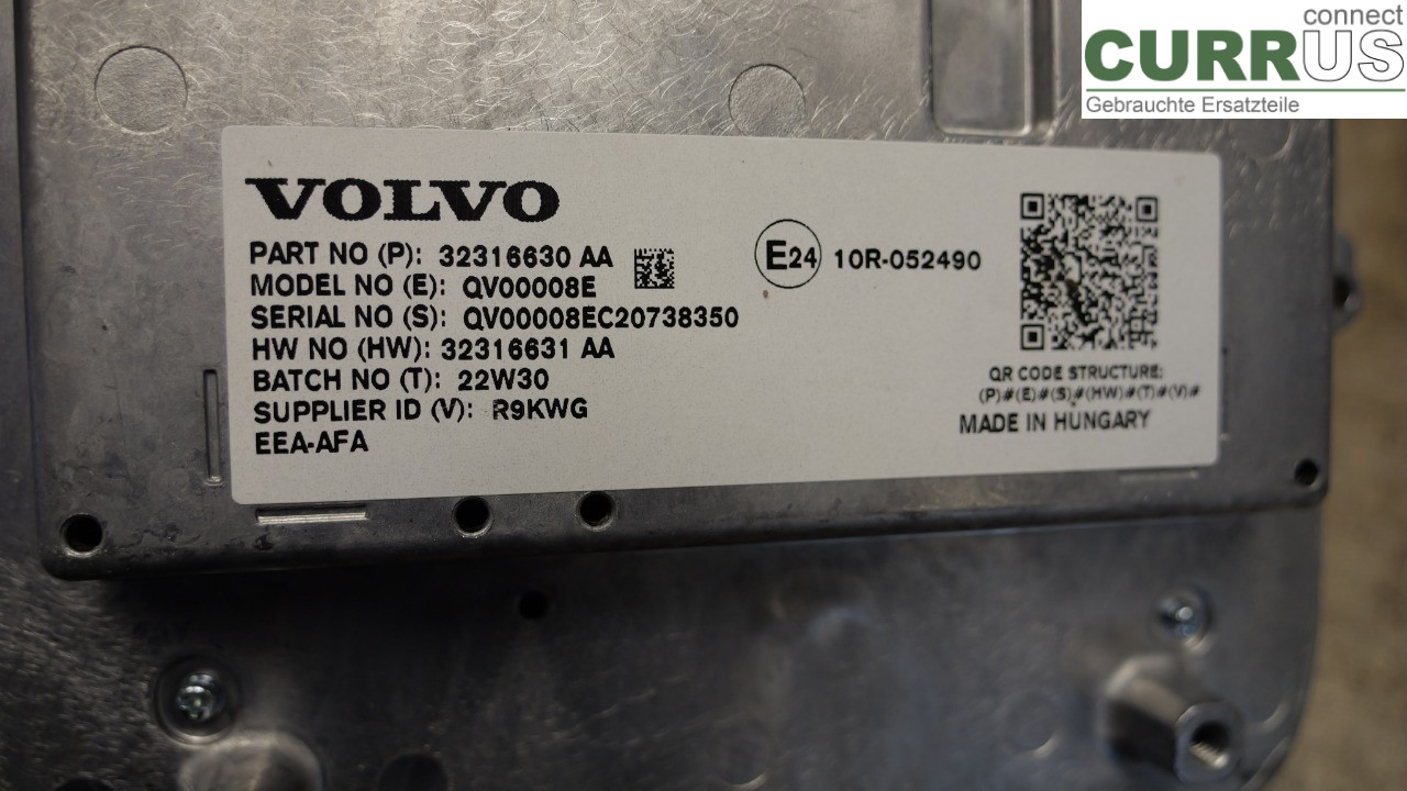 VOLVO XC40/RECHARGE 18- Monitor 36010873 E400V6