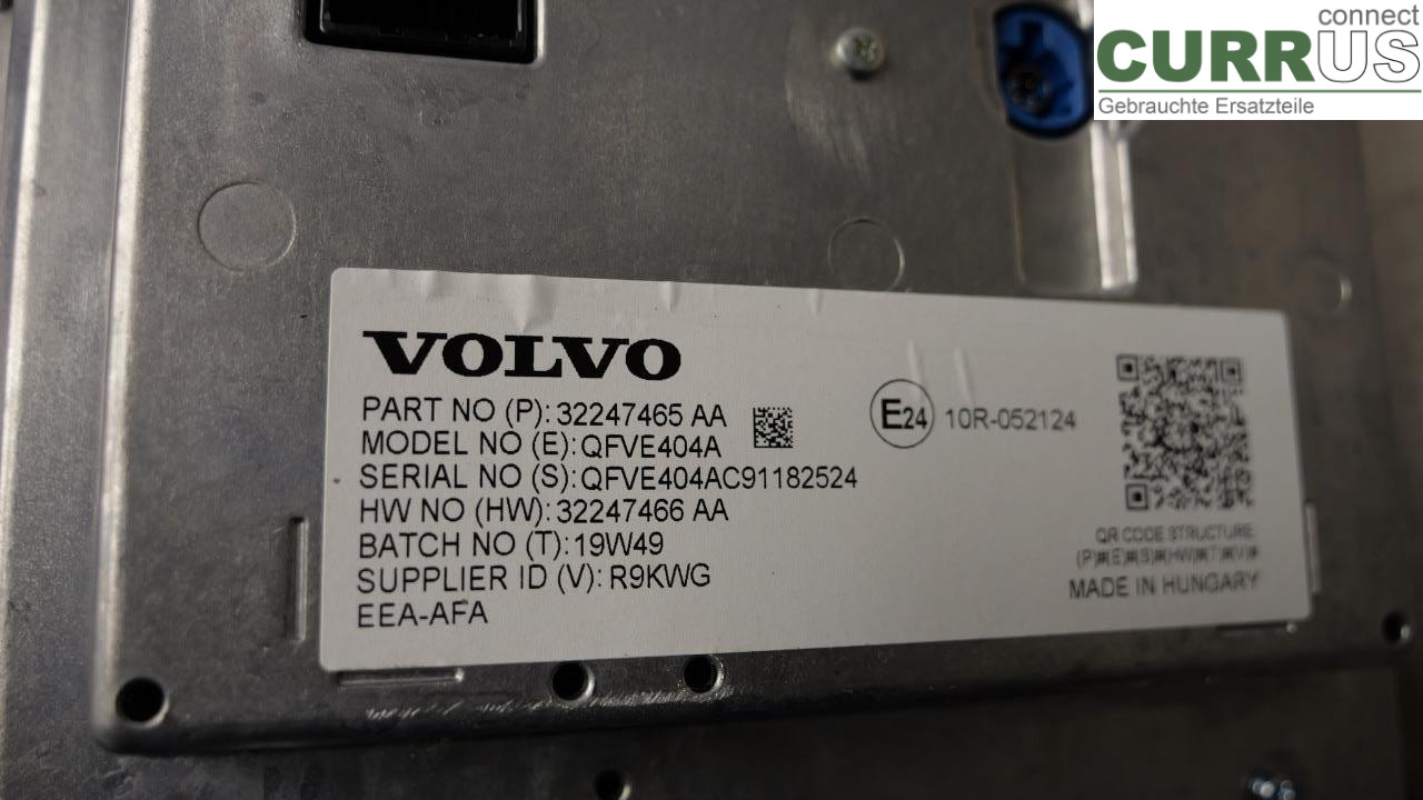 VOLVO XC60  18- Monitor 36010560 D420T8