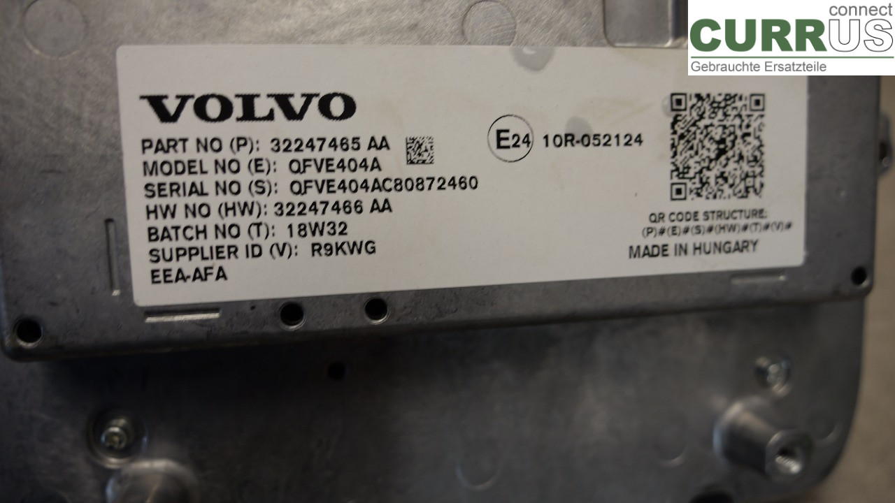 VOLVO V60 19- Monitor 36010560 D4204T16