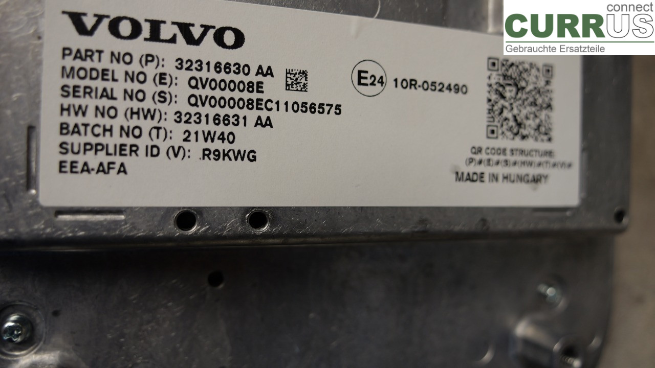 VOLVO XC40/RECHARGE 18- Monitor 36010560 B3154T9