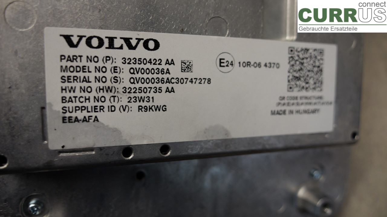 VOLVO XC60  18- Monitor 36010873 D420T2